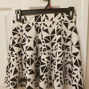 Black and White Skirt